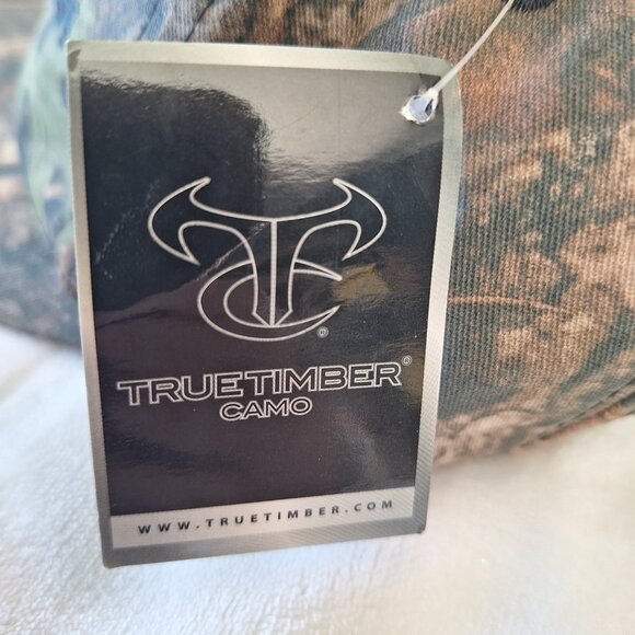 New True Timber Camo US Veteran American Flag Baseball Hat Military - Picture 8 of 8